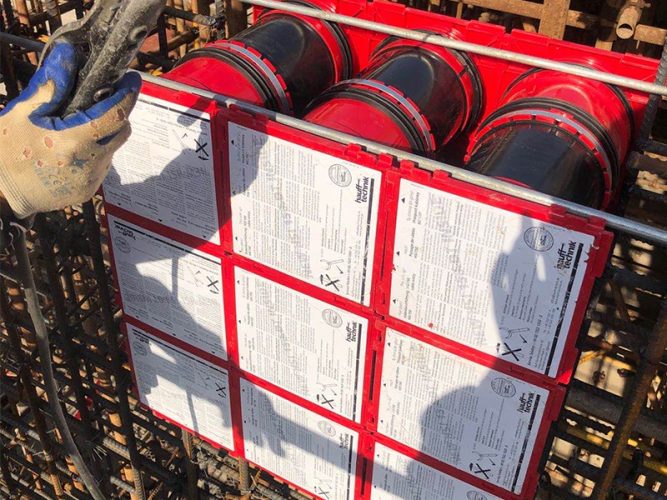 Cable seal in Yixing Medical Center project Cable seal in Yixing Medical Center project